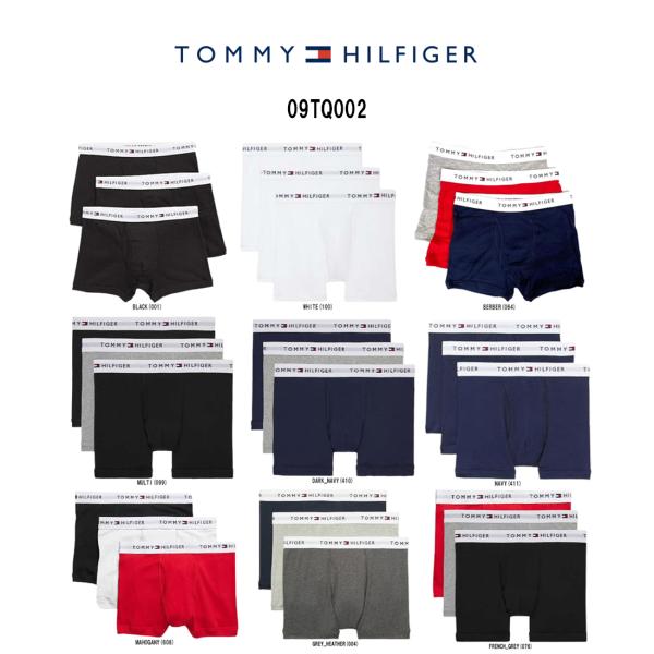 TOMMY HILFIGER(トミーヒルフィガー)ショート ボクサーパンツ メンズ 前開き 3枚セッ...