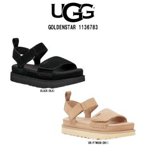 UGG(アグ)サンダル ストラップ 軽量 プラットフォーム 厚底 ゴールデンスター レディース GO...