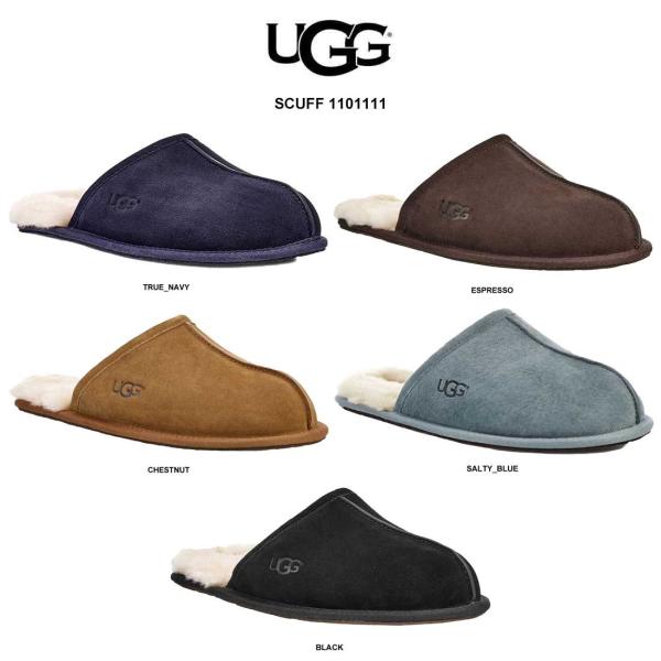 UGG(アグ)メンズ ムートン スリッパ サンダル ルームシューズ スカッフ SCUFF 11011...