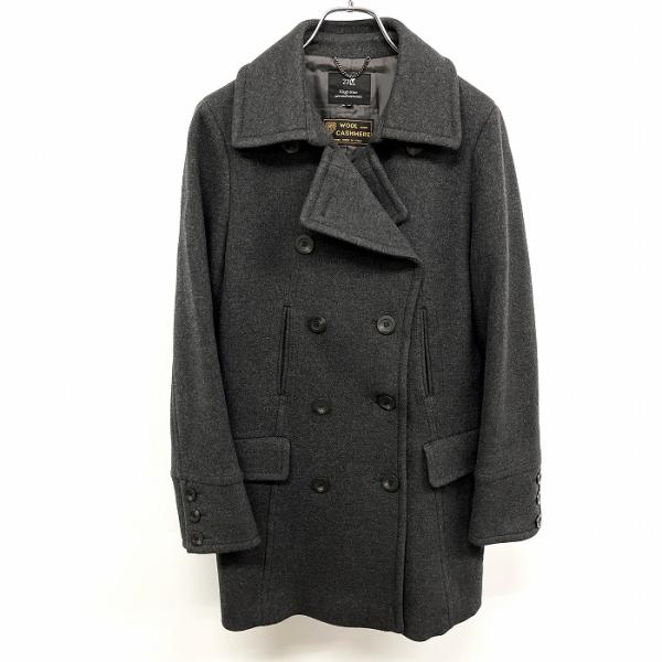 23区 コート ダブル ボタン留め 長袖 羊毛×ナイロン×カシミヤなど(キュプラ100%裏地) 38...