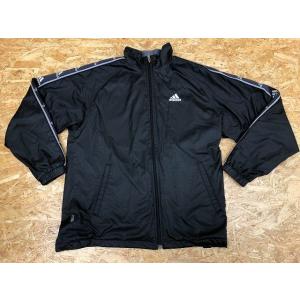 adidas（アディダス） トラックジャケット 刺繍ロゴ 裾にドローコード