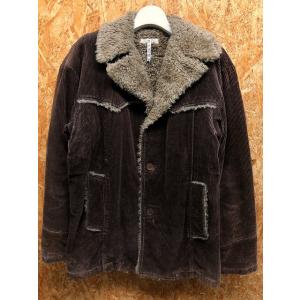 BAFFY バフィー Lサイズ メンズ ファージャケット 中綿入り コーデュロイ キルティング裏地 長袖 ウエスタン 綿100%(裏地：ポリなど) 茶系