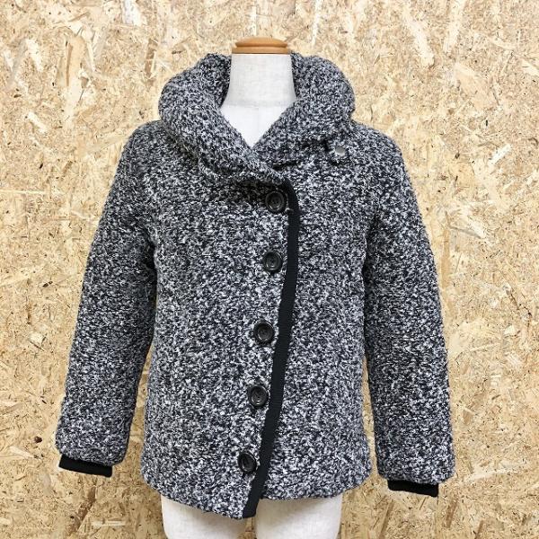 INGNI イング M レディース もこもこジャケット 裏地付き 襟に中綿入り 長袖 リブカフス ポ...