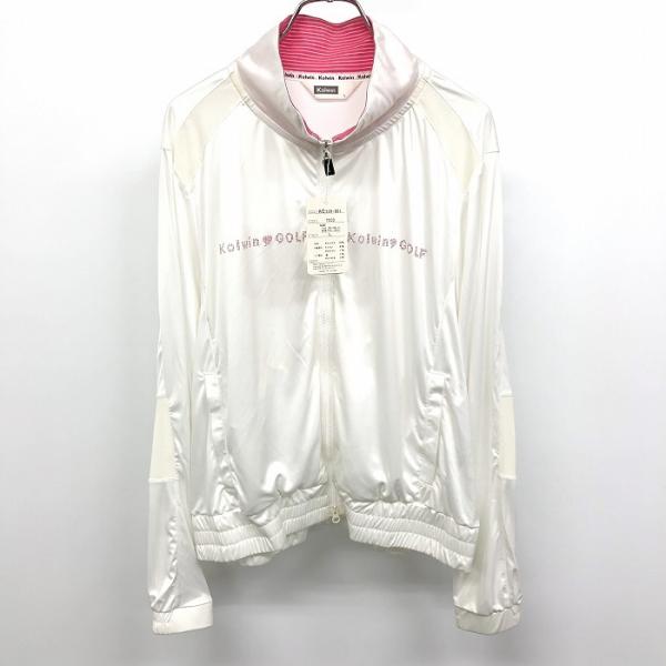 【新品/訳アリ】Kolwin 薄手 ゴルフ ブルゾン ジャケット 肩と肘にメッシュ 長袖 ポリ100...