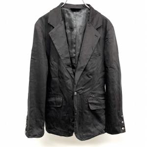 ●美品●　クリスチャンオラーニ　サマージャケット　2B　アンコン　LL　ネイビー 095-202408170198_1.jpg