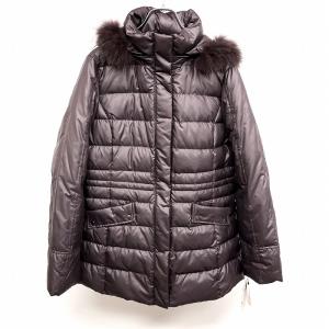 SCAPA（スキャパ） テーラードジャケット 袖のみ裏地付き 無地 肩