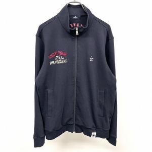 Munsingwear（マンシングウェア） ジャケットブルゾン レッド×ネイビー