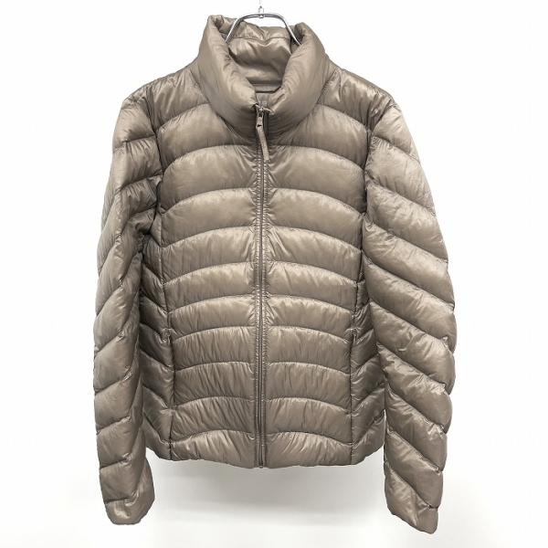 ユニクロ ウルトラライトダウンジャケット 長袖 ハイネック ジップ 無地 ナイロン100%(ダウン9...