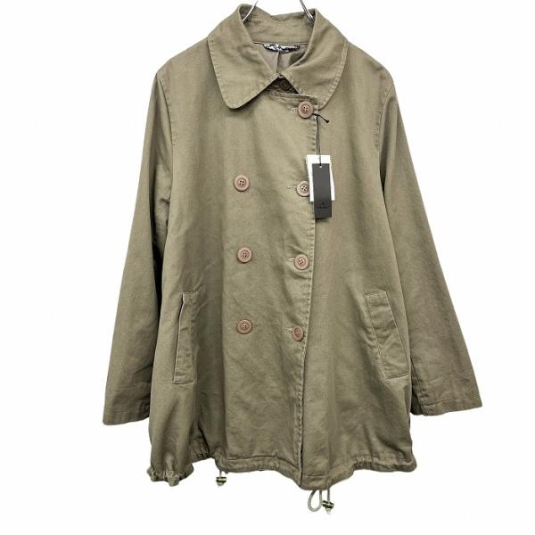 デビュー 【新品】Debut ステンカラーコート ジャケット Aライン 裏地付き 袖裏が花柄 長袖 ...