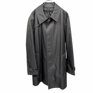 John harding カシミヤ100% ロングコート アウター 無地 ネイビー 紺