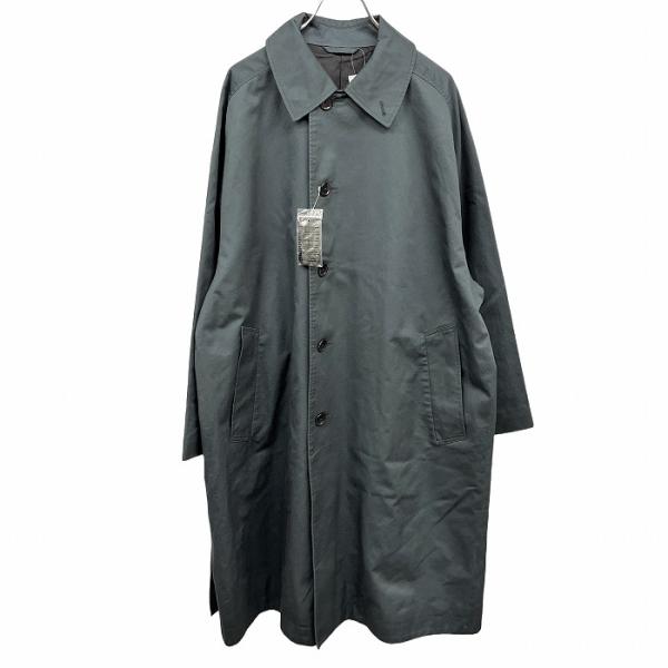 ユニクロユー 【新品】Uniqlo U ステンカラーコート ラグラン 長袖 ボタン留め 無地 綿10...