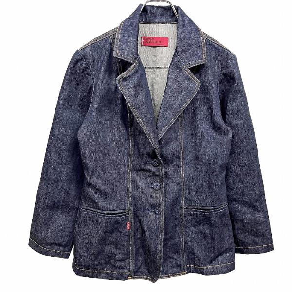 リーバイス レッドタブ Levi's RED TAB デニム テーラードジャケット 裏地無し 3つボ...