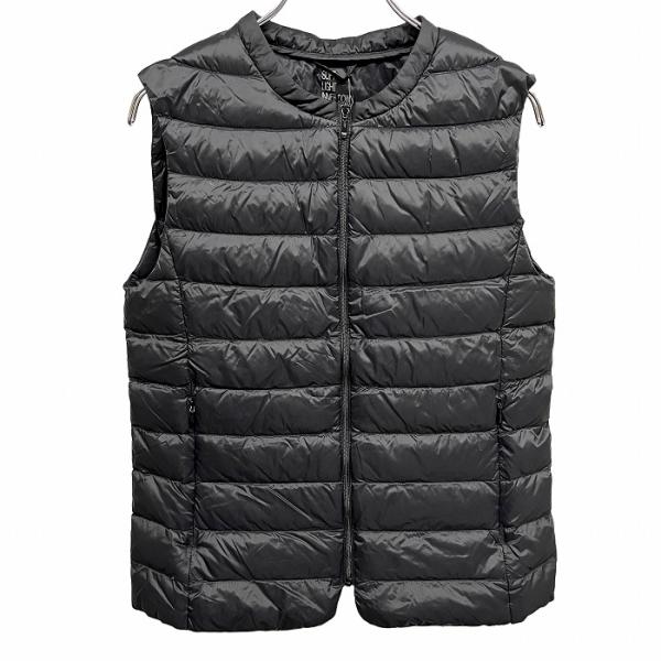 レミオーレ 【新品】Lemiore 軽量 インナーダウンベスト 洗濯機で洗える ナイロン100%(ダ...