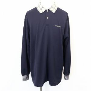 dunhill（ダンヒル） 薄手 ポロシャツ Tシャツ生地 ボーダー 長袖