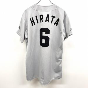 アシックス ベースボール×中日ドラゴンズ 野球 レプリカユニフォーム 半袖 背番号6番 HIRATA...