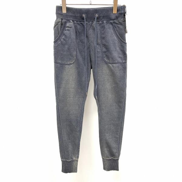 ゴア 【新品】gao ソフトデニム ジョガーパンツ USED加工 ウエストゴムと紐 綿×ポリウレタン...