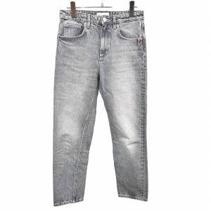 希少✨未使用級♢ZARA シルバーコーティング フレア デニム ウエスト42 希少✨未使用級♢ZARA シルバーコーティング フレア デニム ウエスト42