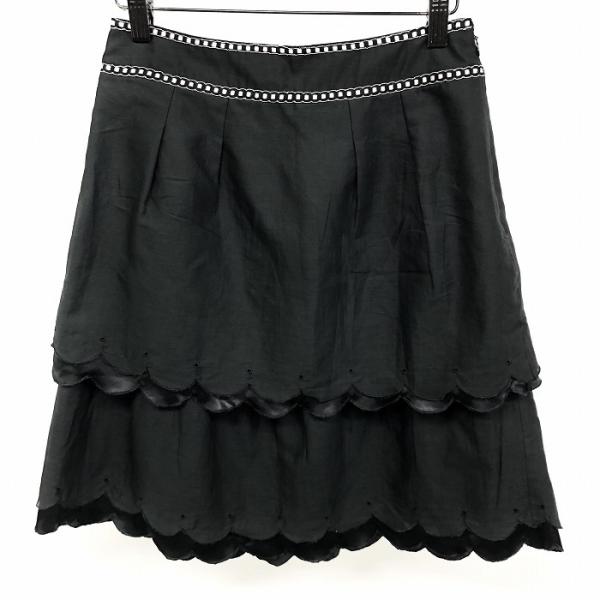 Apuweiser-riche アプワイザーリッシェ 2 レディース 薄手 スカラップティアードスカ...