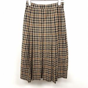 DAKS ダックス イングランド ENGLAND 微起毛 スカート チェック 毛