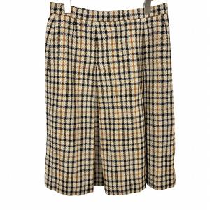 DAKS ダックス セットアップスカートスーツ ツイード チェック ブラウン DAKS ダックス セットアップスカートスーツ ツイード チェック