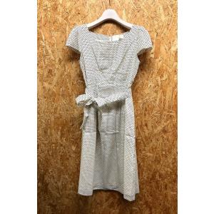 MISSTY CRAWFORD - 03 レディース 薄手 ベルテッドロングワンピース 裏地 フレン...