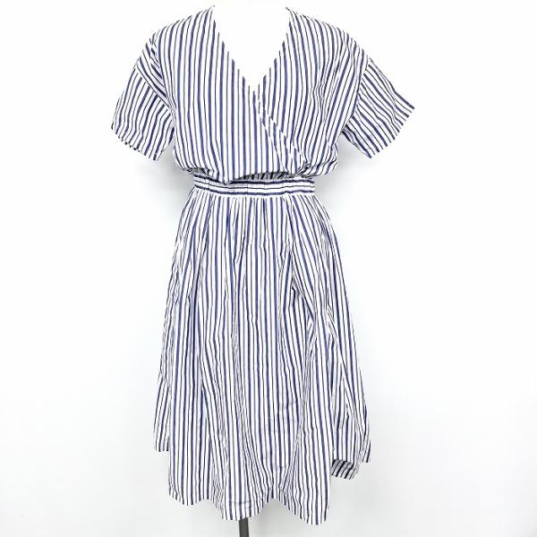 URBAN RESEARCH DOORS - ONE レディース カシュクール ワンピース ストライ...