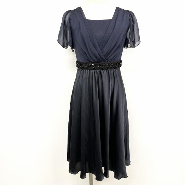 (株)六本木 She's - 42 レディース パーティードレス ワンピース 背中レースアップ シフ...