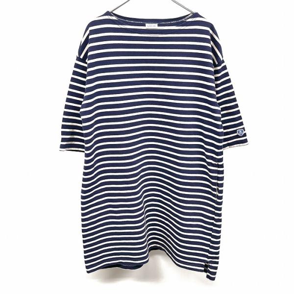 オーシバル ORCIVAL バスクシャツ チュニック バスクワンピース 7分袖 ボーダー ボートネッ...