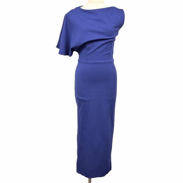 リリリチュ 【新品】YIYIYICHU ワンピース タイト 無地 片袖 半袖 ストレッチ ロング ス...