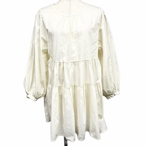 【新品/訳アリ】GLAMOROUS GARDEN シャツチュニック シャツワンピース プルオーバー ...