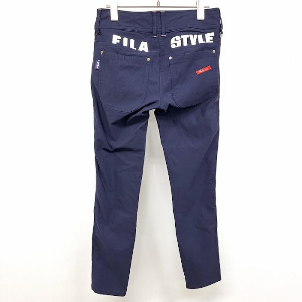 FILA GOLF フィラゴルフ M レディース スキニーパンツ 内側微起毛 強めのストレッチ バッ...