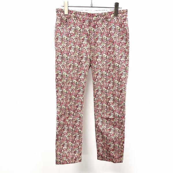 ビームスボーイ BEAMS BOY スキニーパンツ 花柄 裾ダブル ストレッチ 日本製 綿など 1号...