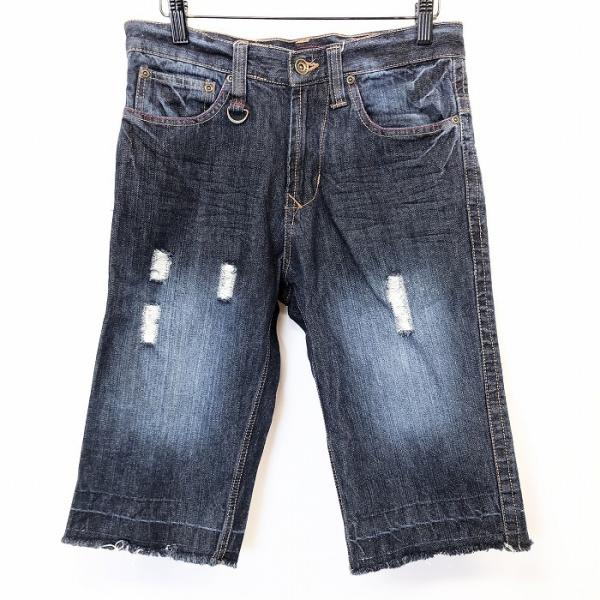 セマンティックデザイン semantic design ダメージジーンズ デニム ショートパンツ ハ...