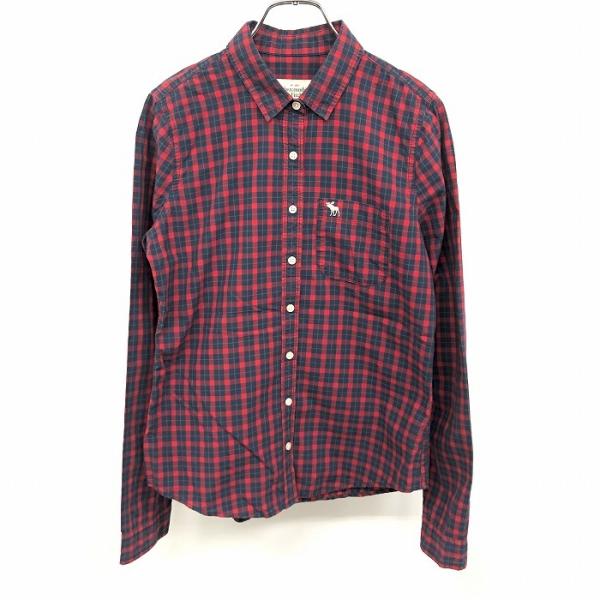 アバクロンビーアンドフィッチ Abercrombie＆Fitch シャツ チェック 長袖 綿100%...