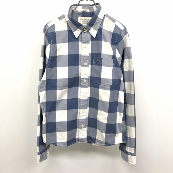 アバクロンビーアンドフィッチ Abercrombie＆Fitch シャツ ブロックチェック ボタンダ...