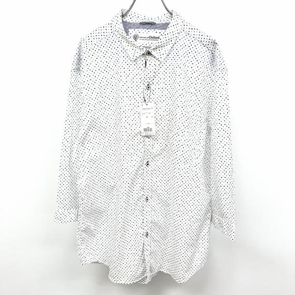 【新品】University of Oxford - LL XL メンズ 若干薄手 7分袖シャツ ド...