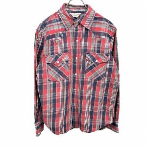 z□リーバイス/Levi's 長袖チェックシャツ/ネルシャツ【L】緑系 z□リーバイス/Levi's 長袖チェックシャツ/ネルシャツ【L】緑系