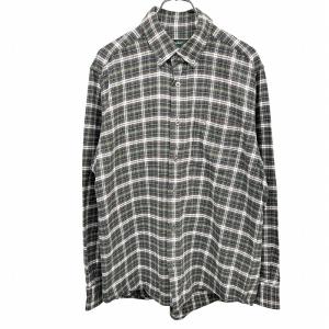 dunhill ダンヒル シャツ テーラードフィット チェック ボタン