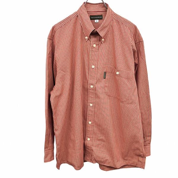 ザ・スコッチハウス THE SCOTCH HOUSE シャツ チェック ボタンダウン 長袖 胸ポケッ...