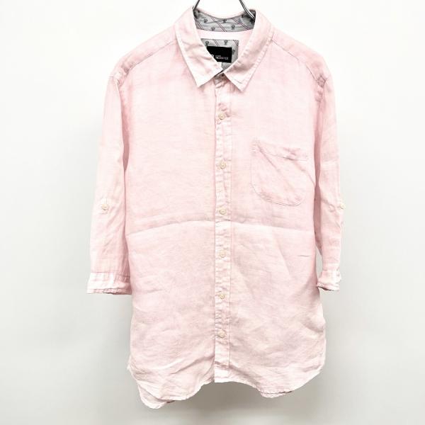 ザ・ショップ ティーケー ミクスパイス THE SHOP TK MIXPICE シャツ 7分袖 襟裏...