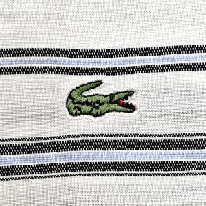 ラコステ LACOSTE シャツ 半袖 ボーダ...の詳細画像3