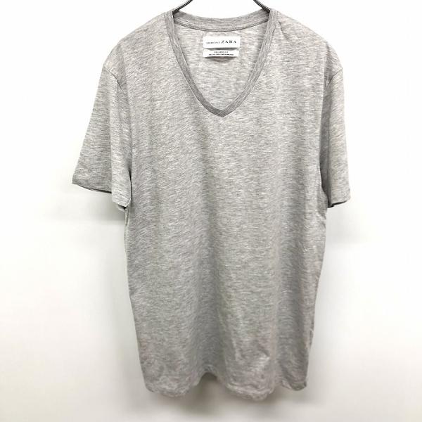 エッセンシャルズ ザラ ESSENTIALS ZARA Tシャツ カットソー 無地 Vネック 半袖 ...