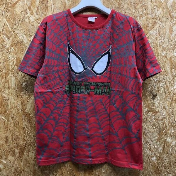 MARBEL SPIDER-MAN マーベル スパイダーマン Lサイズ メンズ Tシャツ 両面プリン...