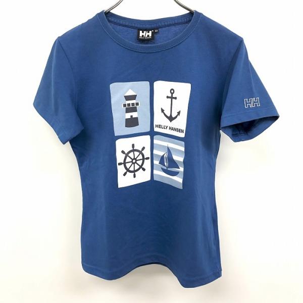 ヘリーハンセン HELLY HANSEN Tシャツ カットソー プリント マリン 海 ヨット 舟 イ...