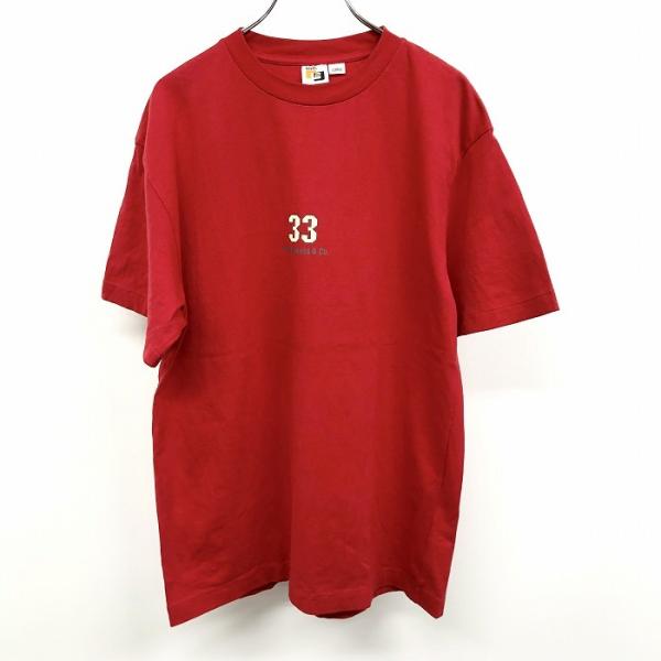 LEVI&apos;S リーバイス LL メンズ Tシャツ カットソー プリント ロゴ 33 数字 英字 文字...