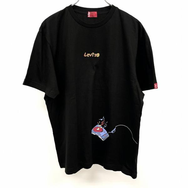 リーバイス レッドタブ Levi&apos;s RED TAB Tシャツ ロゴ ディスクプレイヤー イラスト ...