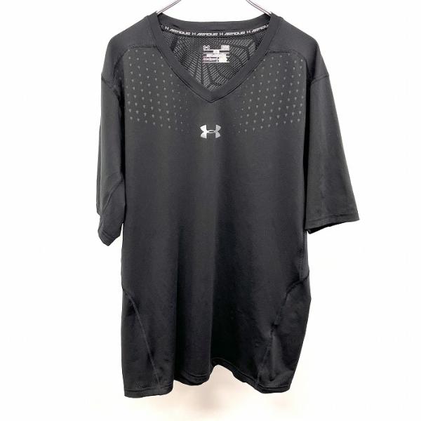 UNDER ARMOUR アンダーアーマー L メンズ 男性 Tシャツ メッシュ生地 ストレッチ V...