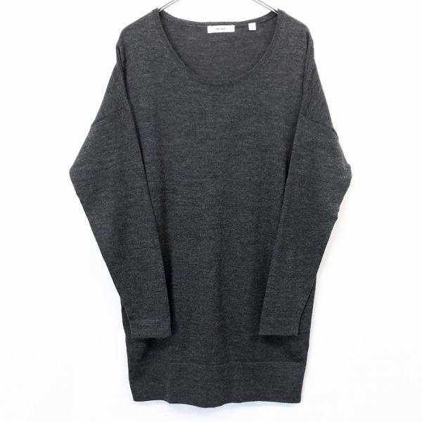 niko and ... ニコアンド 4 レディース 薄手 プルオーバー ニットチュニック ロング丈...