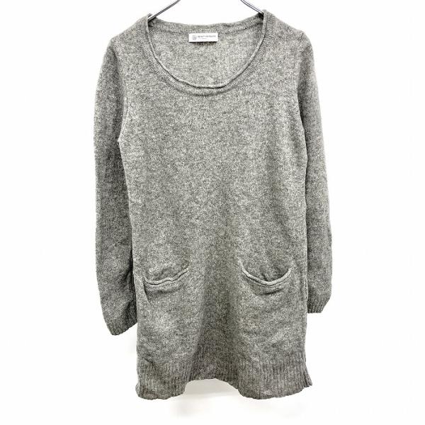 BEAUTY＆YOUTH UNITED ARROWS ニットワンピース ニットチュニック 裏地無し ...