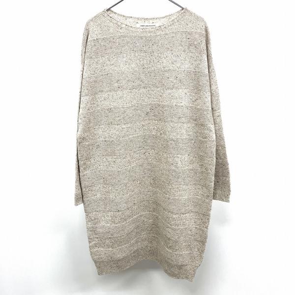 グリーンレーベルリラクシング 【新品/訳アリ】 ホールガーメントニットチュニック ワンピース セータ...